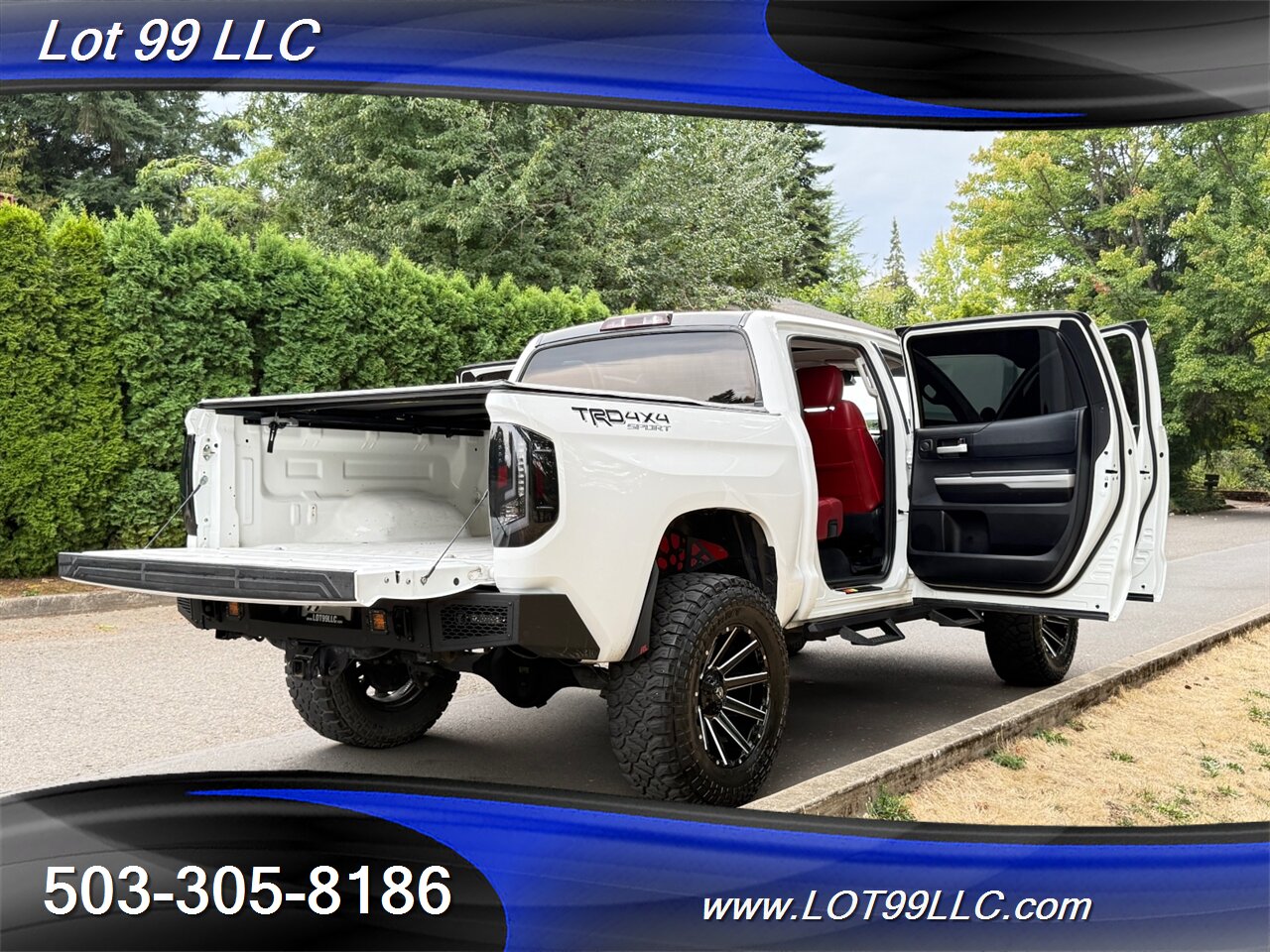 2019 Toyota Tundra TRD Pro 4x4 Lifted 97k RED LEATHER Bumpers - Photo 57 - Milwaukie, OR 97267