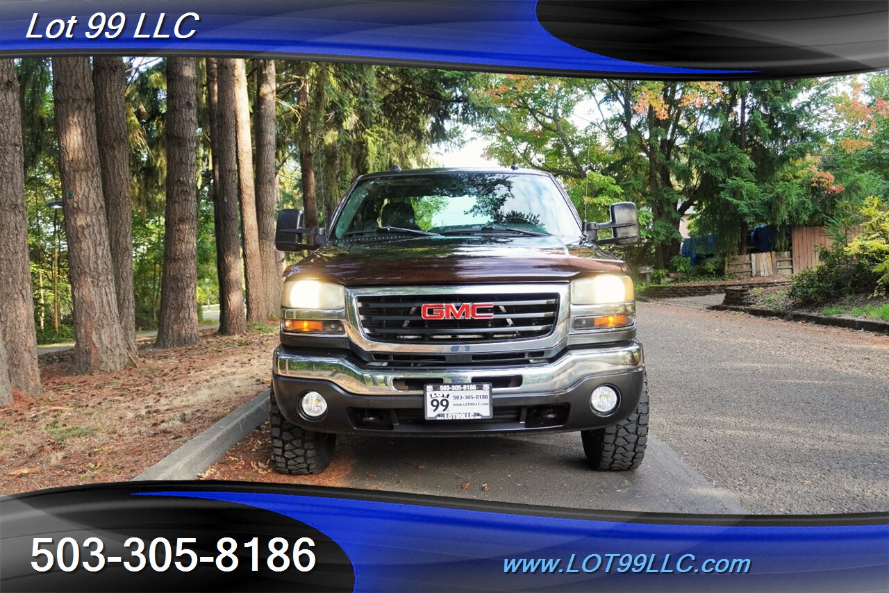 2004 GMC Sierra 2500HD SLT 4dr Crew Cab 4X4 6.6L Duramax Diesel Heated  Leather Seats Short Bed NO RUST - Photo 6 - Milwaukie, OR 97267