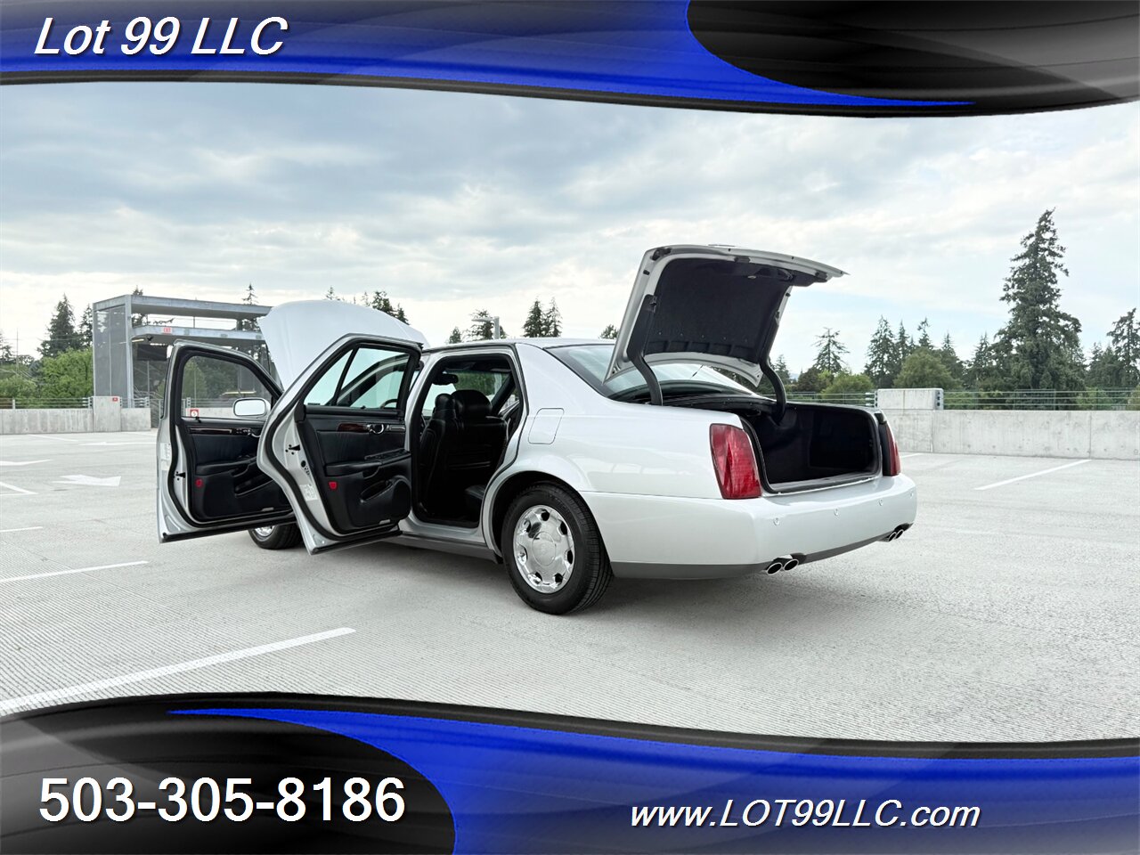 2001 Cadillac DeVille Sedan DHS 79k Miles Leather Chrome Wheels - Photo 30 - Milwaukie, OR 97267
