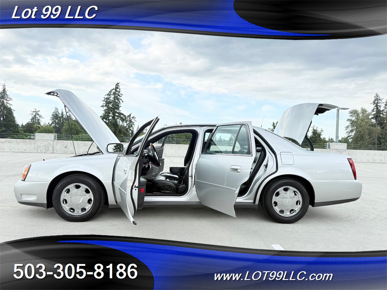 2001 Cadillac DeVille Sedan DHS 79k Miles Leather Chrome Wheels - Photo 19 - Milwaukie, OR 97267