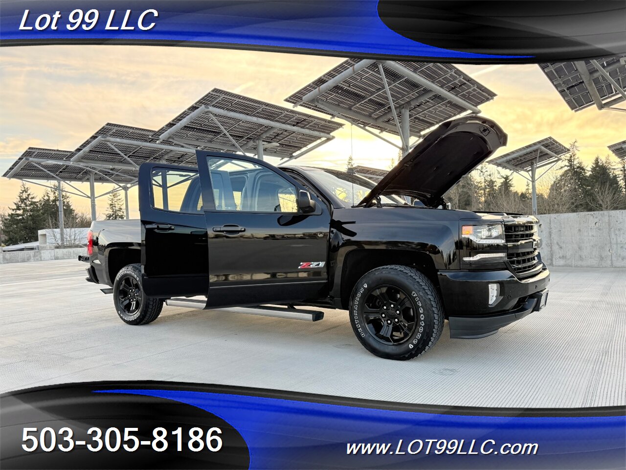 2018 Chevrolet Silverado 1500 Crew Cab 4x4 LTZ 103k Z71 Leather 6.2L V8 420hp  1-Owner Navigation Cam Moon Roof - Photo 28 - Milwaukie, OR 97267