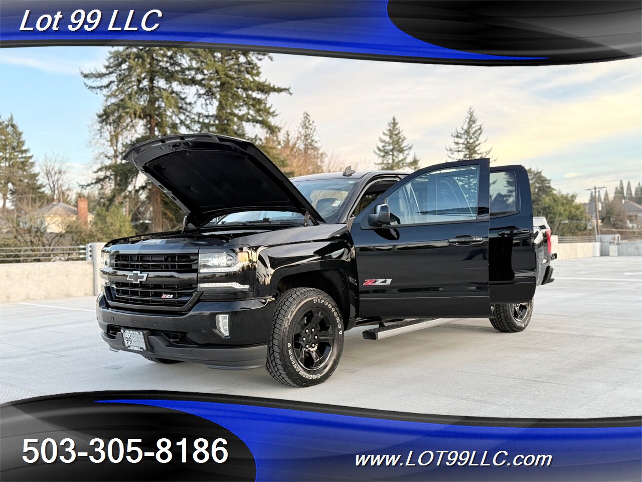 2018 Chevrolet Silverado 1500 Crew Cab 4x4 LTZ 103k Z71 Leather 6.2L V8 420hp  1-Owner Navigation Cam Moon Roof - Photo 25 - Milwaukie, OR 97267