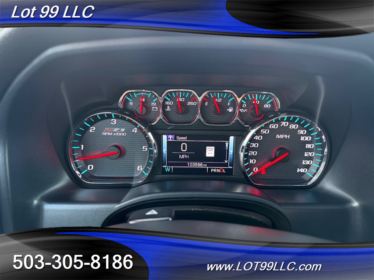 2018 Chevrolet Silverado 1500 Crew Cab 4x4 LTZ 103k Z71 Leather 6.2L V8 420hp  1-Owner Navigation Cam Moon Roof - Photo 10 - Milwaukie, OR 97267