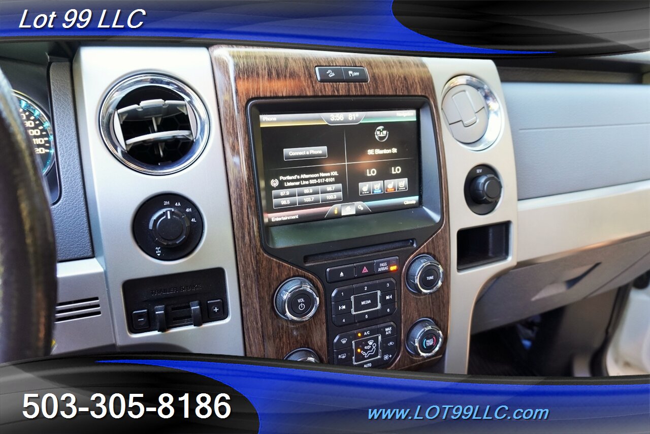 2014 Ford F-150 Lariat 4X4 V6 3.5L ECOBOOST Heated AC Leather Seat Moon Roof CHROME WHEELS NEW TIRES - Photo 21 - Milwaukie, OR 97267