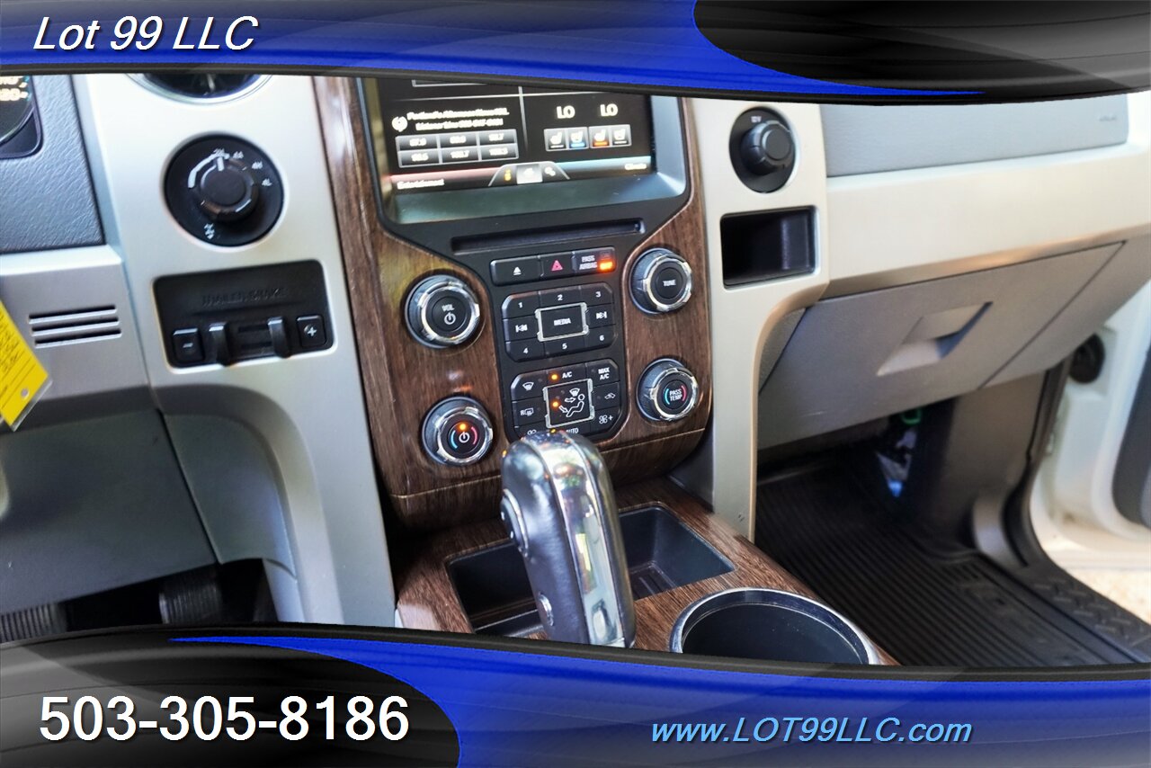 2014 Ford F-150 Lariat 4X4 V6 3.5L ECOBOOST Heated AC Leather Seat Moon Roof CHROME WHEELS NEW TIRES - Photo 22 - Milwaukie, OR 97267