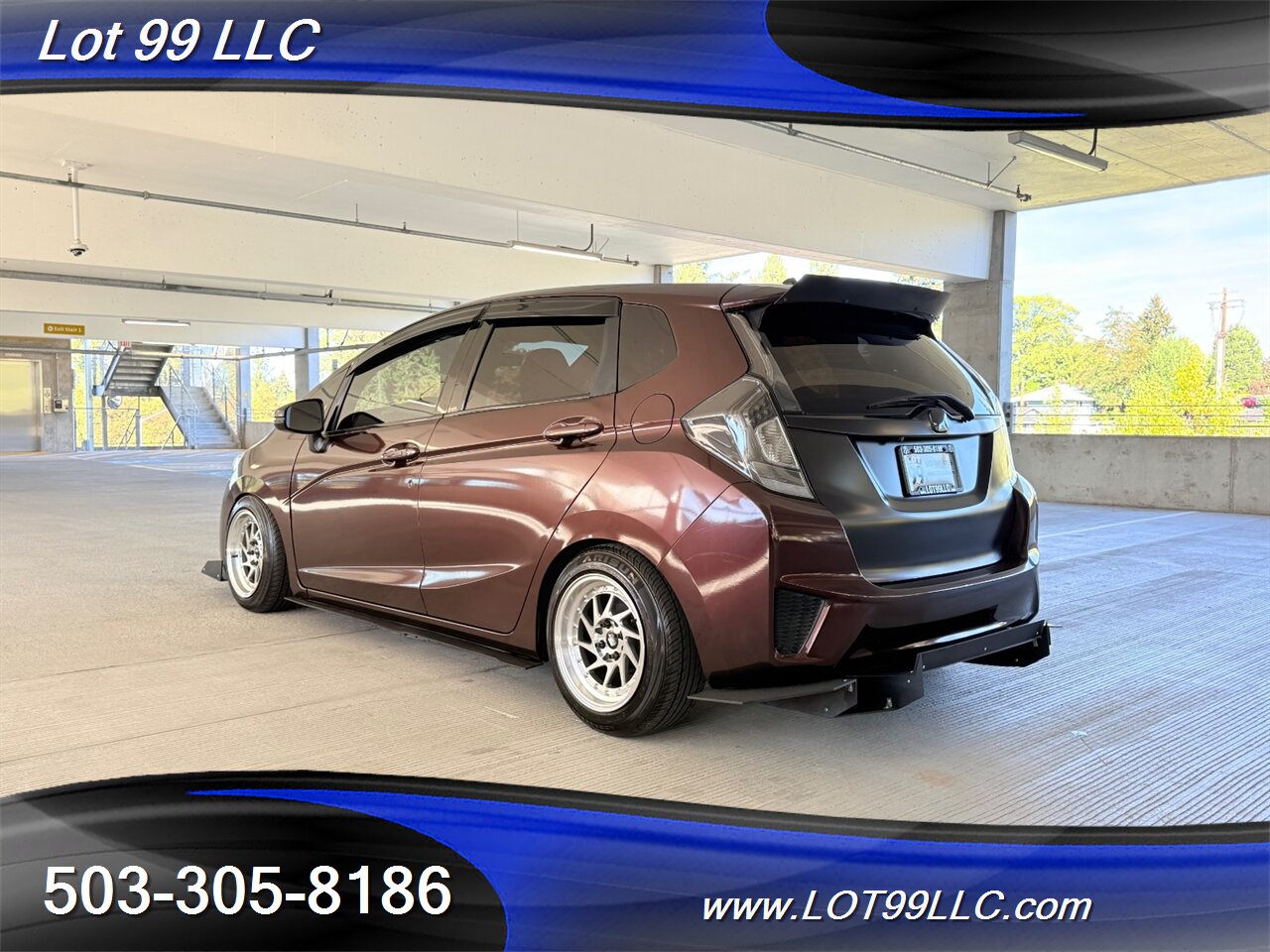 2016 Honda Fit EX 100k 38MPG Auto Lowered Coil Overs Megan Racing Suspension Tinted - Photo 8 - Milwaukie, OR 97267