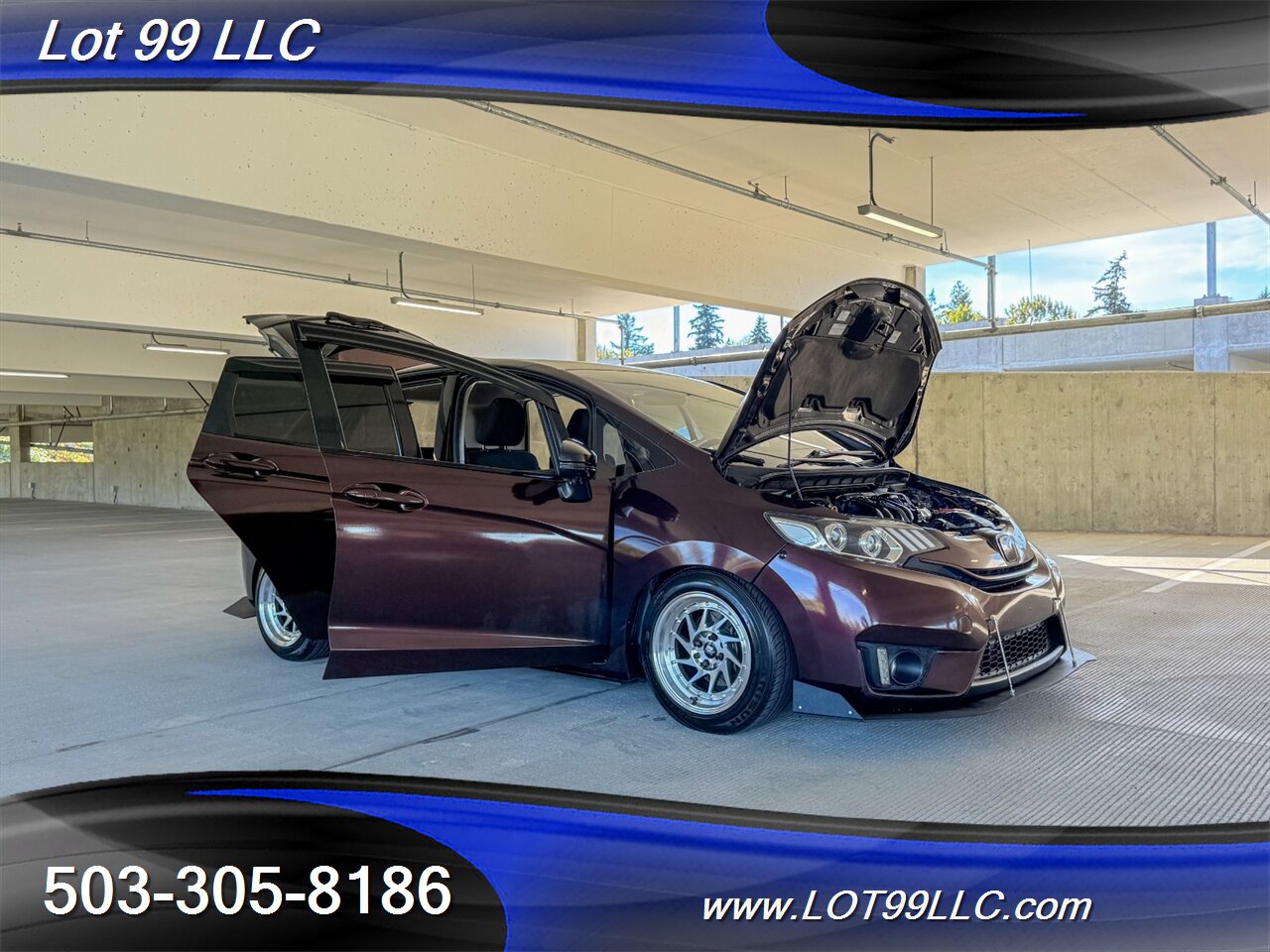 2016 Honda Fit EX 100k 38MPG Auto Lowered Coil Overs Megan Racing Suspension Tinted - Photo 27 - Milwaukie, OR 97267