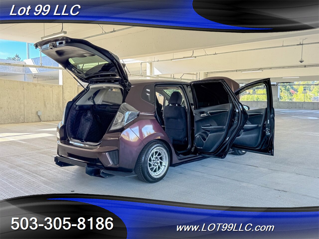 2016 Honda Fit EX 100k 38MPG Auto Lowered Coil Overs Megan Racing Suspension Tinted - Photo 28 - Milwaukie, OR 97267