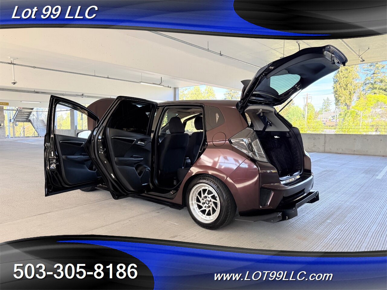 2016 Honda Fit EX 100k 38MPG Auto Lowered Coil Overs Megan Racing Suspension Tinted - Photo 30 - Milwaukie, OR 97267