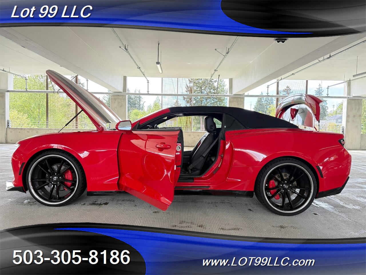 2017 Chevrolet Camaro LT Convertible Leather ASANTI Wheels 28MPG Auto Paddle Shift 3.6L V6 335hp 284ft. - Photo 20 - Milwaukie, OR 97267
