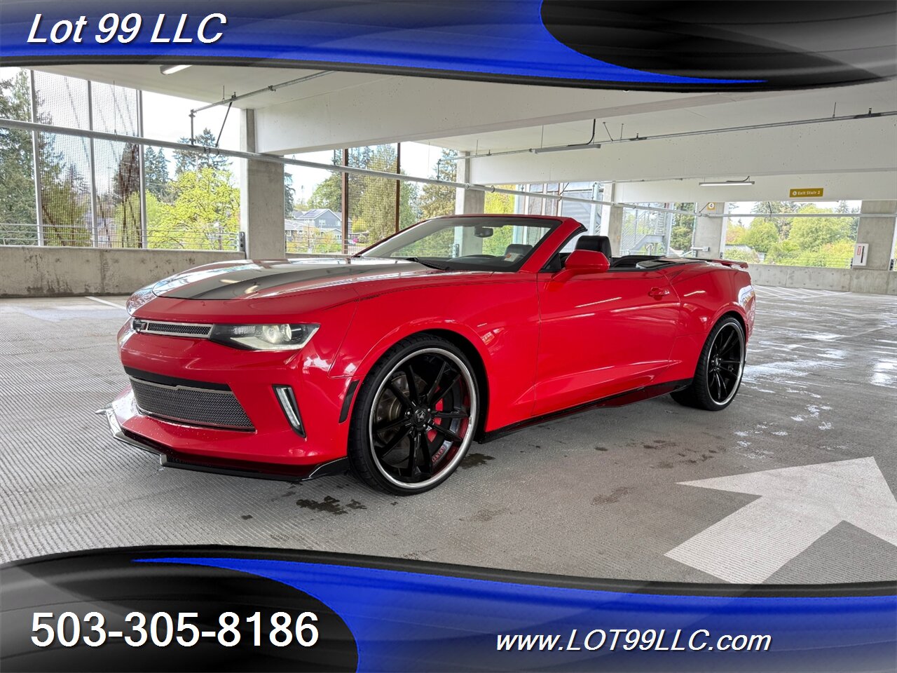 2017 Chevrolet Camaro LT Convertible Leather ASANTI Wheels 28MPG Auto Paddle Shift 3.6L V6 335hp 284ft. - Photo 39 - Milwaukie, OR 97267