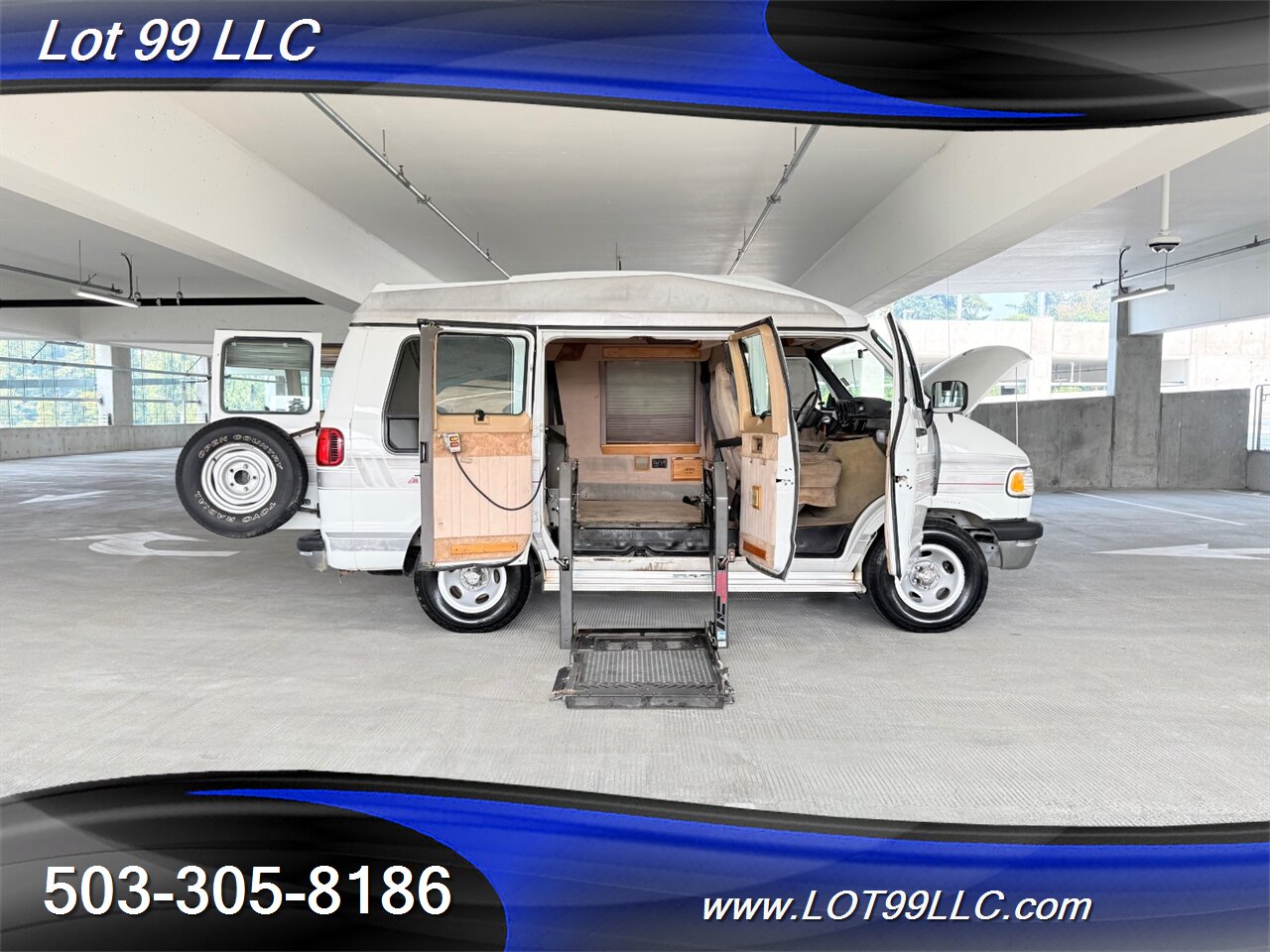 1996 Dodge Ram Van 2500 WHEELCHAIR VAN High Roof 108k  Side Power Lift - Photo 22 - Milwaukie, OR 97267