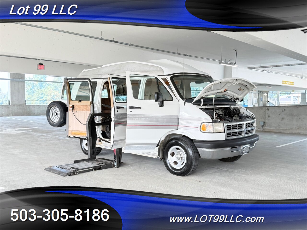 1996 Dodge Ram Van 2500 WHEELCHAIR VAN High Roof 108k  Side Power Lift - Photo 30 - Milwaukie, OR 97267
