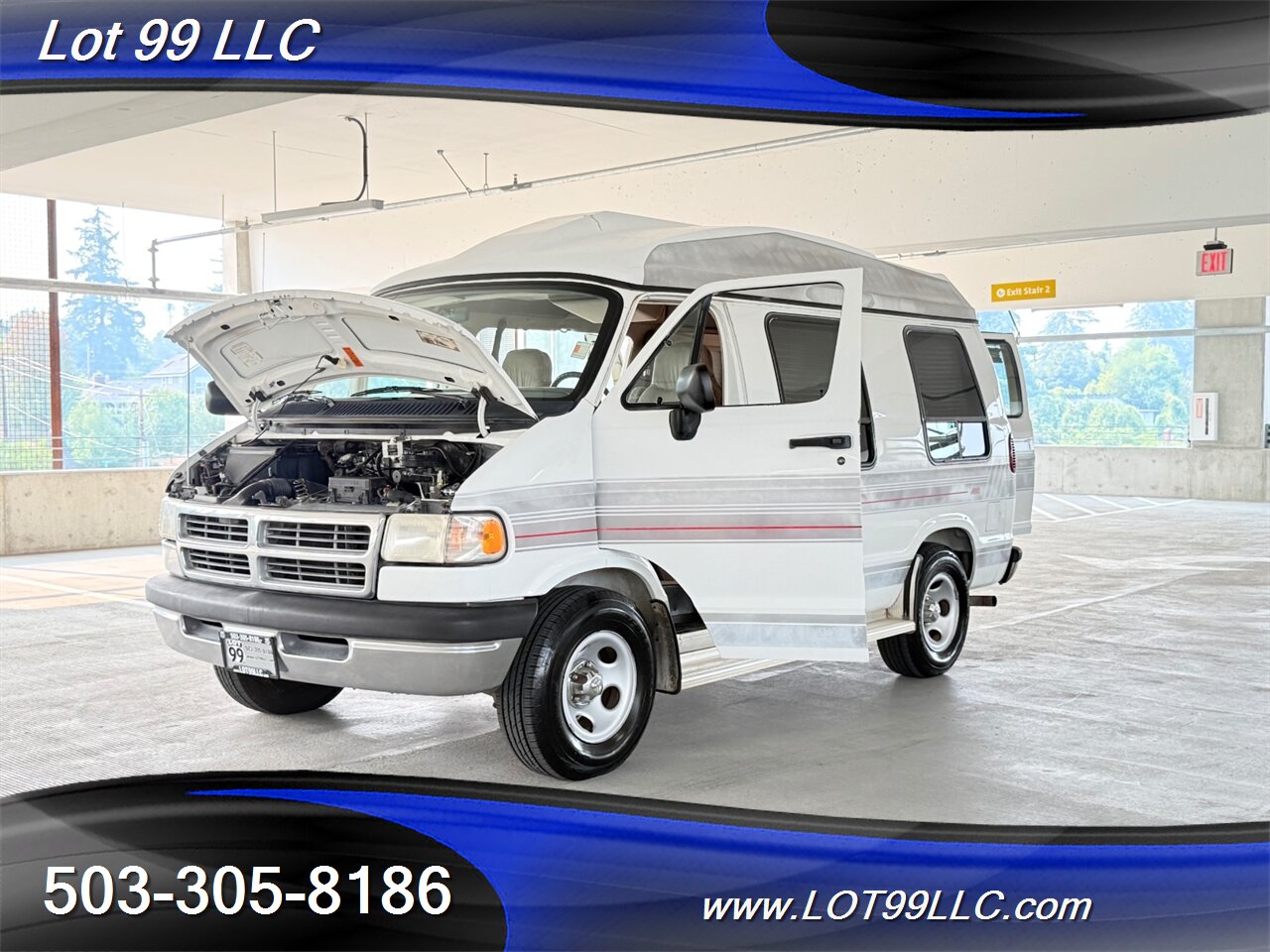 1996 Dodge Ram Van 2500 WHEELCHAIR VAN High Roof 108k  Side Power Lift - Photo 28 - Milwaukie, OR 97267