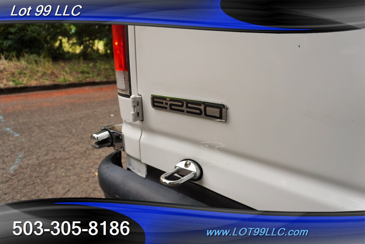 2009 Ford E-Series Chassis E-250 4.6L V8 Auto Cargo Van Premium Wheels Newer  Tires Steel Front Bumper - Photo 38 - Milwaukie, OR 97267