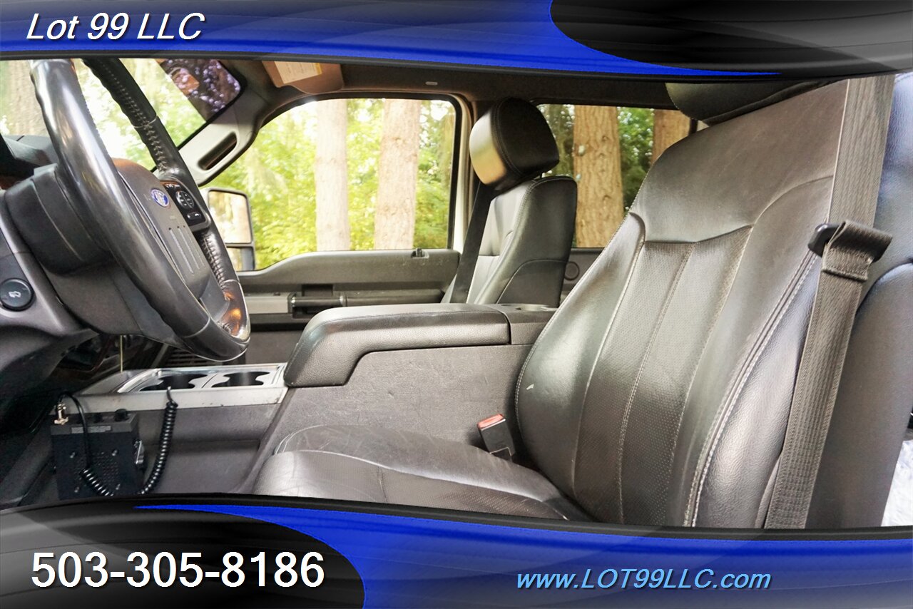 2015 Ford F-350 Lariat 4X4 POWER STROKE Leather Flat Bed GPS   - Photo 13 - Milwaukie, OR 97267