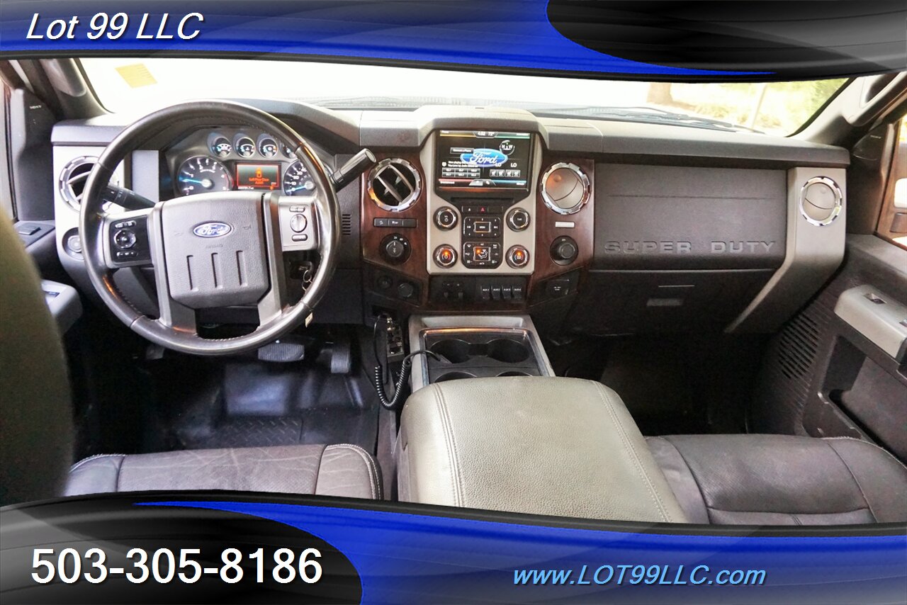 2015 Ford F-350 Lariat 4X4 POWER STROKE Leather Flat Bed GPS   - Photo 2 - Milwaukie, OR 97267