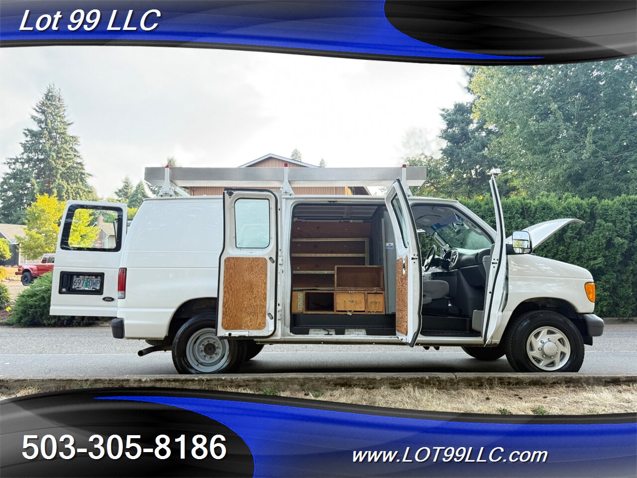 2007 Ford E-Series Van E250 Cargo Van 135k 4.6L V8 Ladder Shelves Drawer   - Photo 19 - Milwaukie, OR 97267