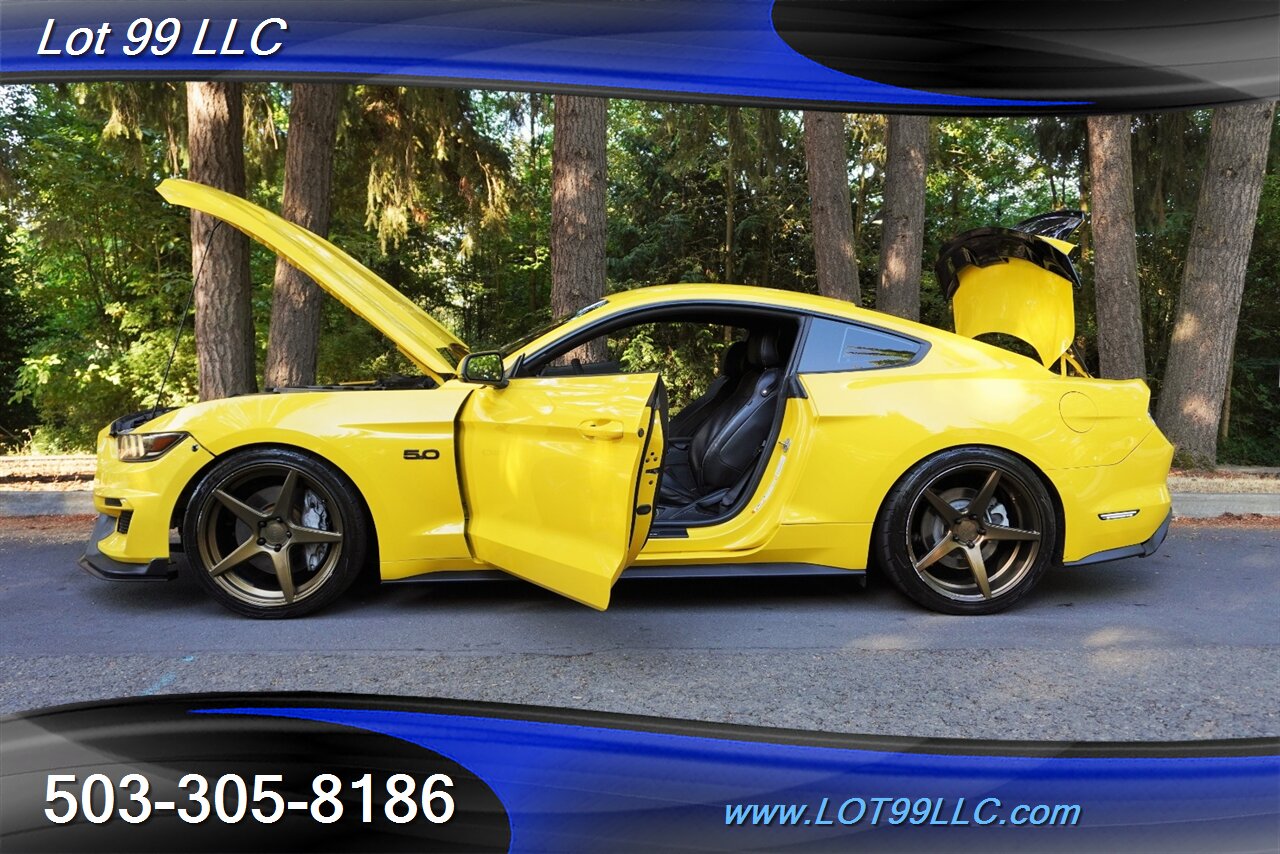 2015 Ford Mustang GT Premium V8 5.0L COYOTE 6 Speed Manual Heated AC  Leather Seats GPS 20 Wheels Newer Tires - Photo 27 - Milwaukie, OR 97267