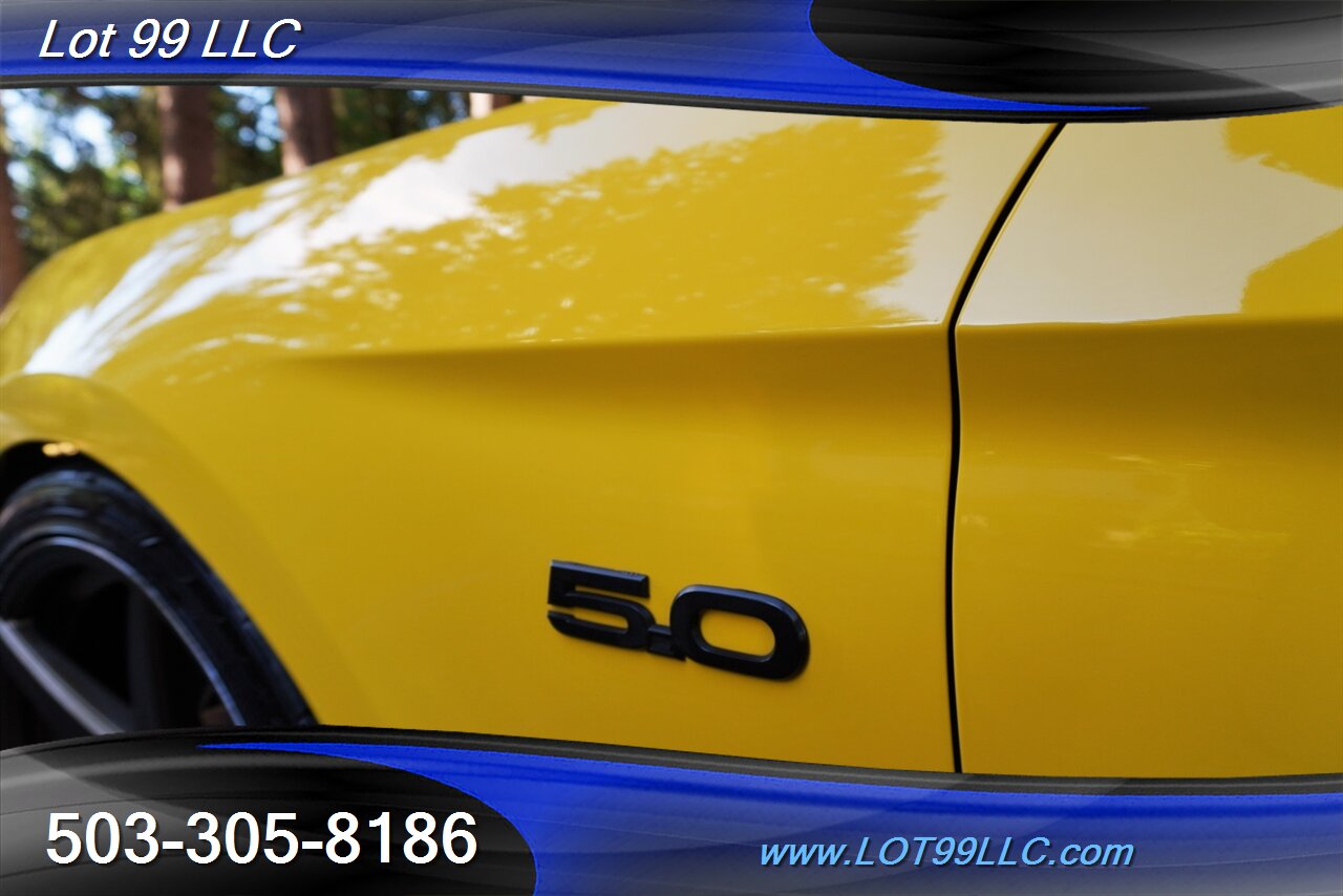 2015 Ford Mustang GT Premium V8 5.0L COYOTE 6 Speed Manual Heated AC  Leather Seats GPS 20 Wheels Newer Tires - Photo 34 - Milwaukie, OR 97267