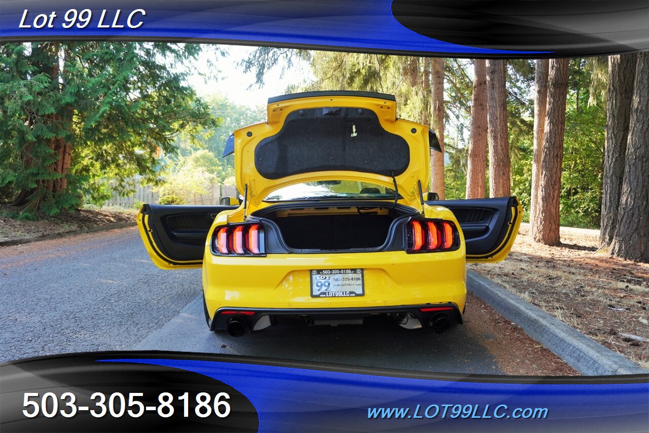 2015 Ford Mustang GT Premium V8 5.0L COYOTE 6 Speed Manual Heated AC  Leather Seats GPS 20 Wheels Newer Tires - Photo 30 - Milwaukie, OR 97267