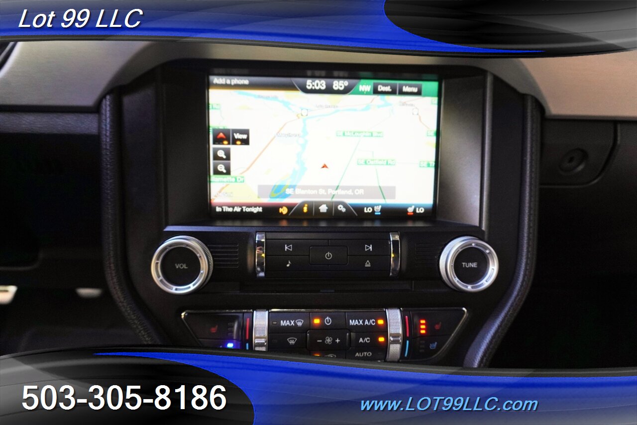 2015 Ford Mustang GT Premium V8 5.0L COYOTE 6 Speed Manual Heated AC  Leather Seats GPS 20 Wheels Newer Tires - Photo 20 - Milwaukie, OR 97267