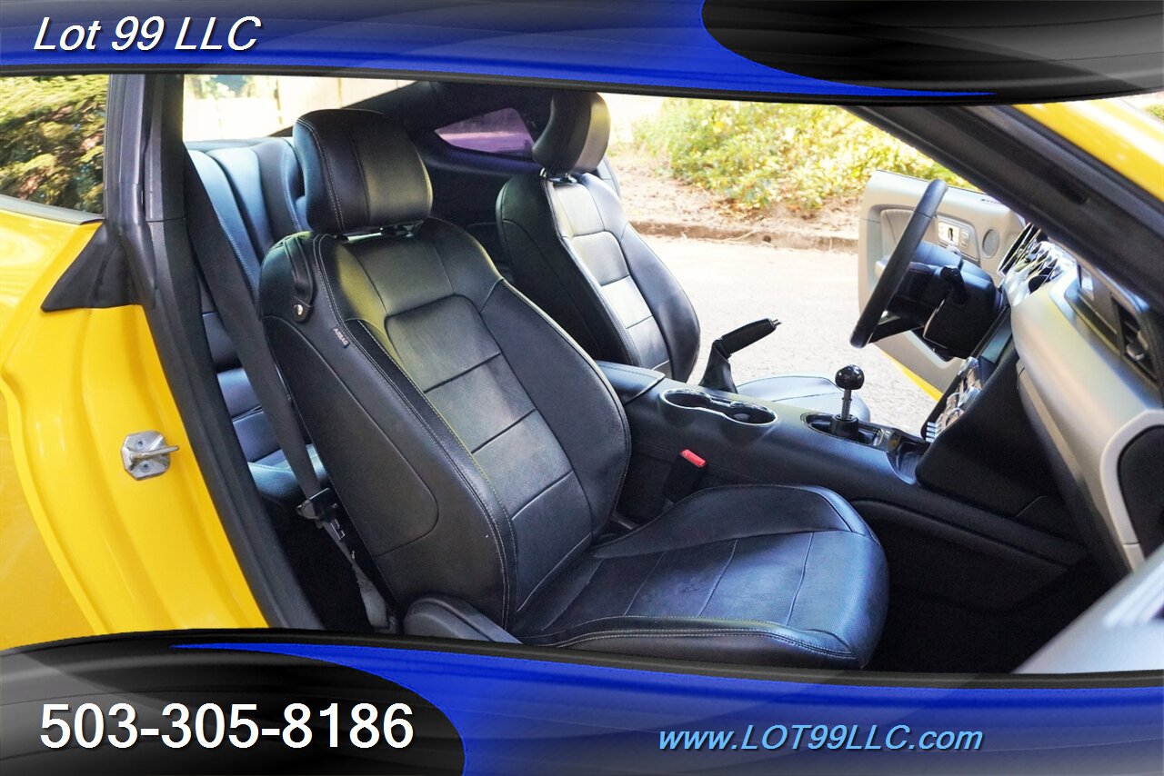 2015 Ford Mustang GT Premium V8 5.0L COYOTE 6 Speed Manual Heated AC  Leather Seats GPS 20 Wheels Newer Tires - Photo 15 - Milwaukie, OR 97267