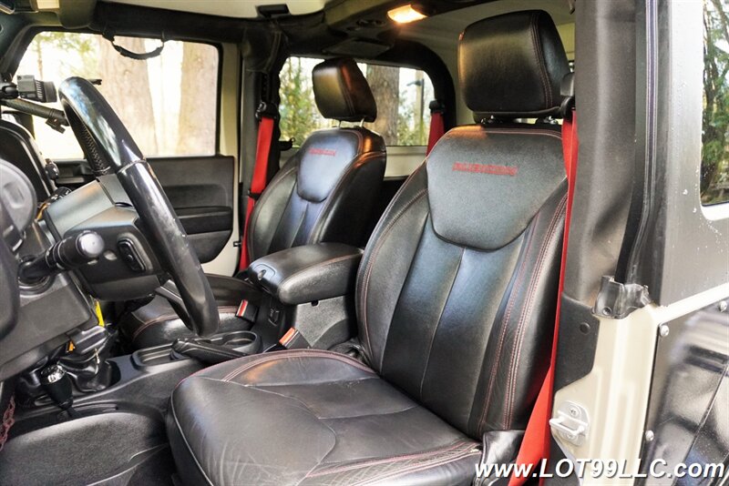 2017 Jeep Wrangler Rubicon Recon 4x4 Only 63K V6 3.6L 6 Speed Manual  Hard Top Heated Leather LIFTED LOCKERS Premium Wheels Newer Tires