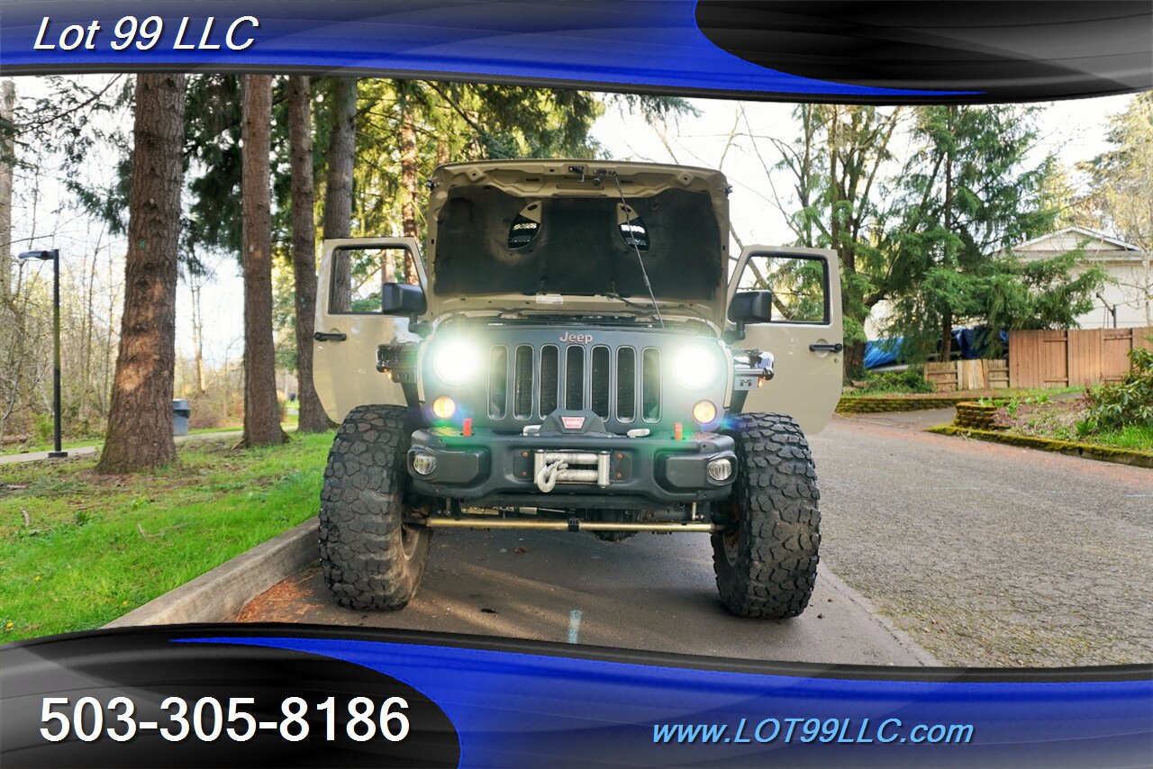 2017 Jeep Wrangler Rubicon Recon 4x4 Only 63K V6 3.6L 6 Speed Manual  Hard Top Heated Leather LIFTED LOCKERS Premium Wheels Newer Tires - Photo 28 - Milwaukie, OR 97267