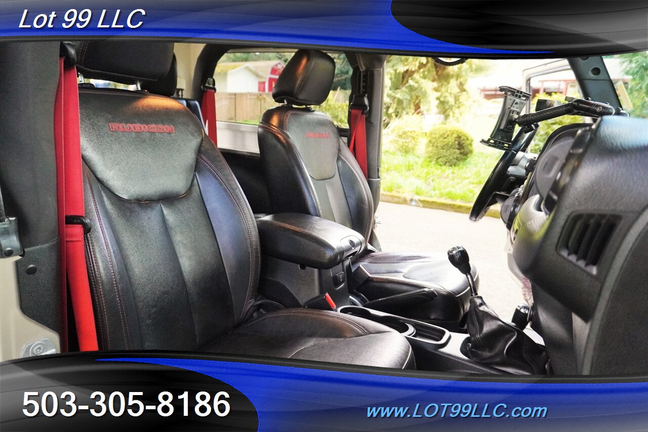 2017 Jeep Wrangler Rubicon Recon 4x4 Only 63K V6 3.6L 6 Speed Manual  Hard Top Heated Leather LIFTED LOCKERS Premium Wheels Newer Tires - Photo 17 - Milwaukie, OR 97267