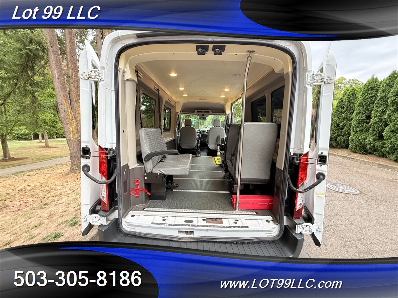 2015 Ford Transit 150 Mid Roof 132k WHEELCHAIR VAN Side Lift BraunAbility 6 passenger - Photo 9 - Milwaukie, OR 97267