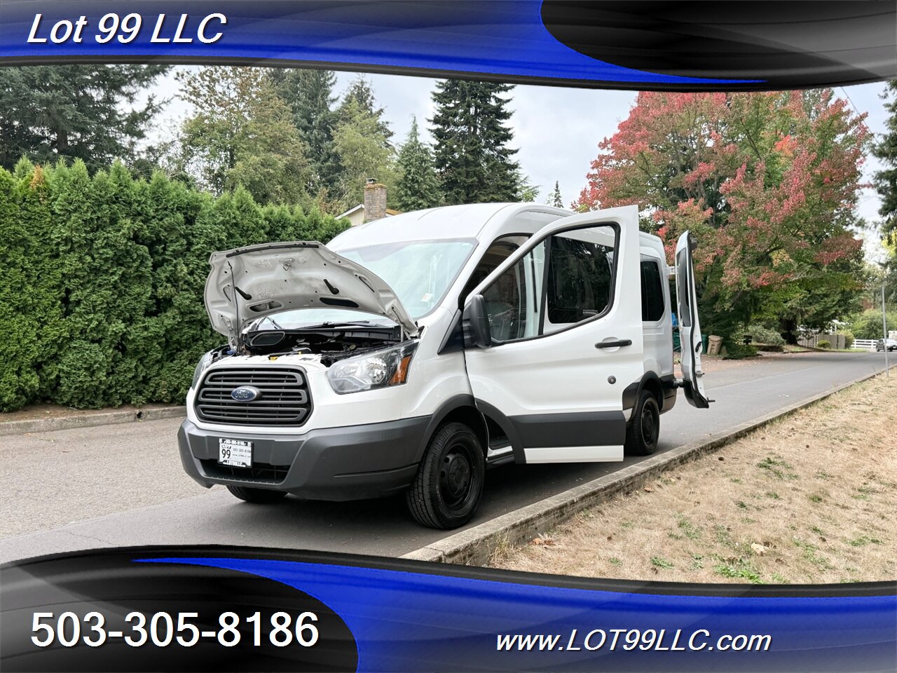 2015 Ford Transit 150 Mid Roof 132k WHEELCHAIR VAN Side Lift BraunAbility 6 passenger - Photo 32 - Milwaukie, OR 97267