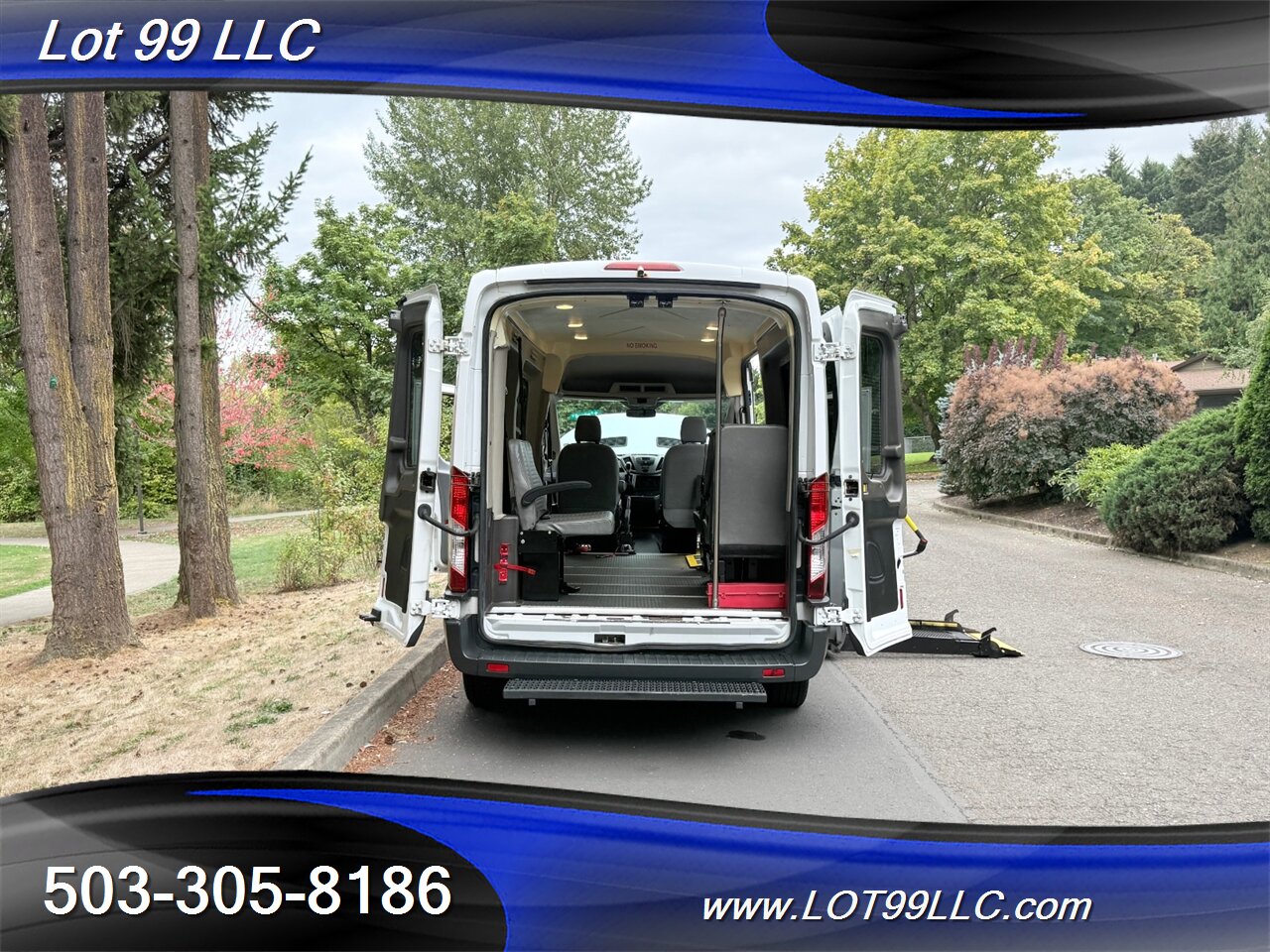 2015 Ford Transit 150 Mid Roof 132k WHEELCHAIR VAN Side Lift BraunAbility 6 passenger - Photo 36 - Milwaukie, OR 97267