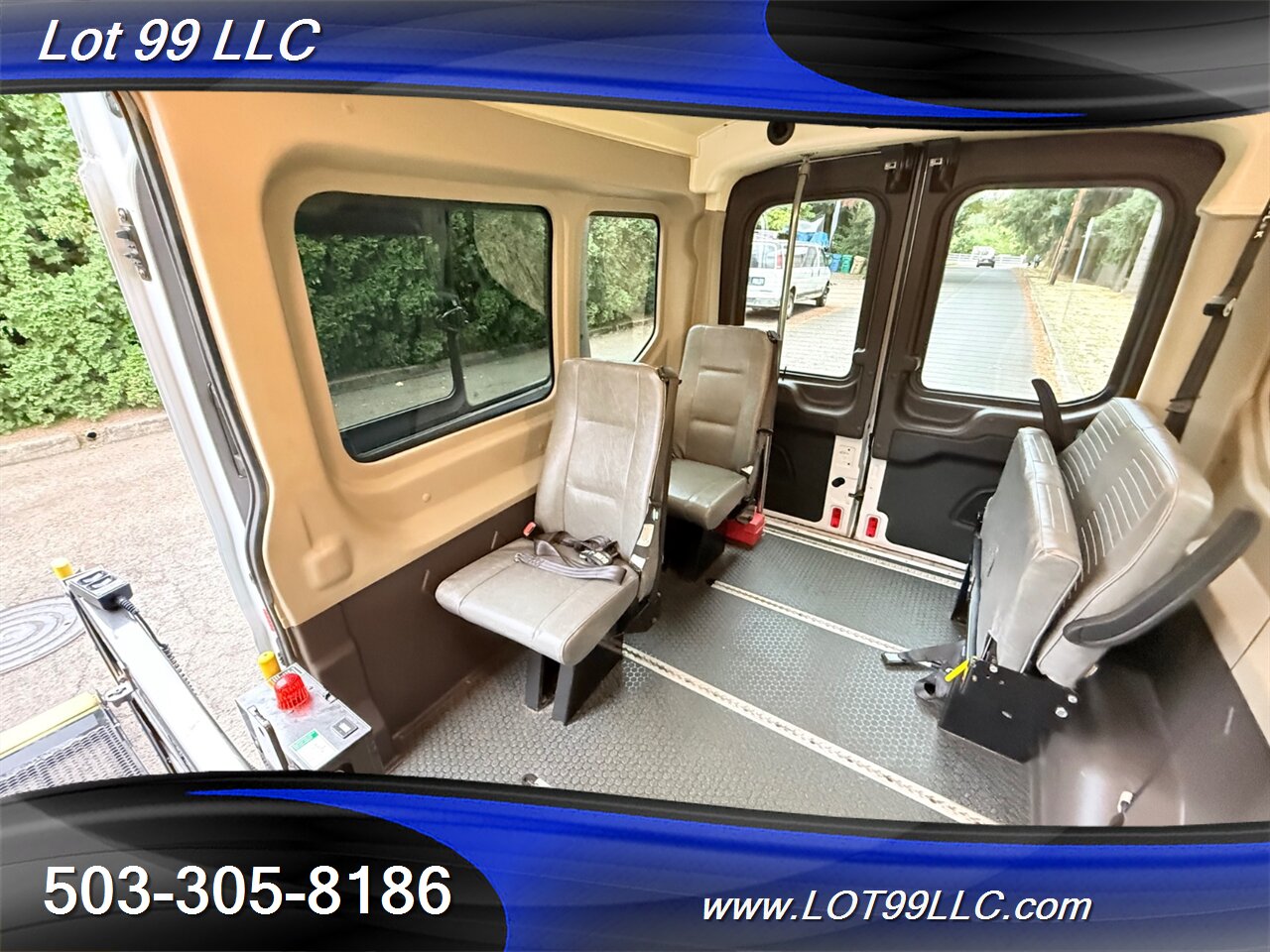 2015 Ford Transit 150 Mid Roof 132k WHEELCHAIR VAN Side Lift BraunAbility 6 passenger - Photo 8 - Milwaukie, OR 97267