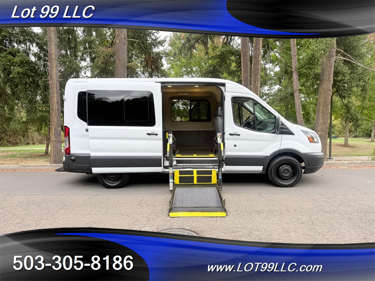 2015 Ford Transit 150 Mid Roof 132k WHEELCHAIR VAN Side Lift BraunAbility 6 passenger - Photo 1 - Milwaukie, OR 97267