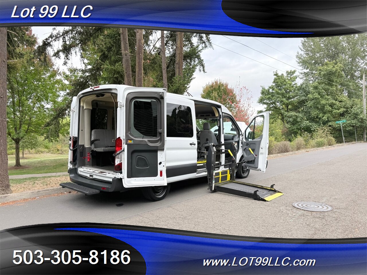 2015 Ford Transit 150 Mid Roof 132k WHEELCHAIR VAN Side Lift BraunAbility 6 passenger - Photo 35 - Milwaukie, OR 97267