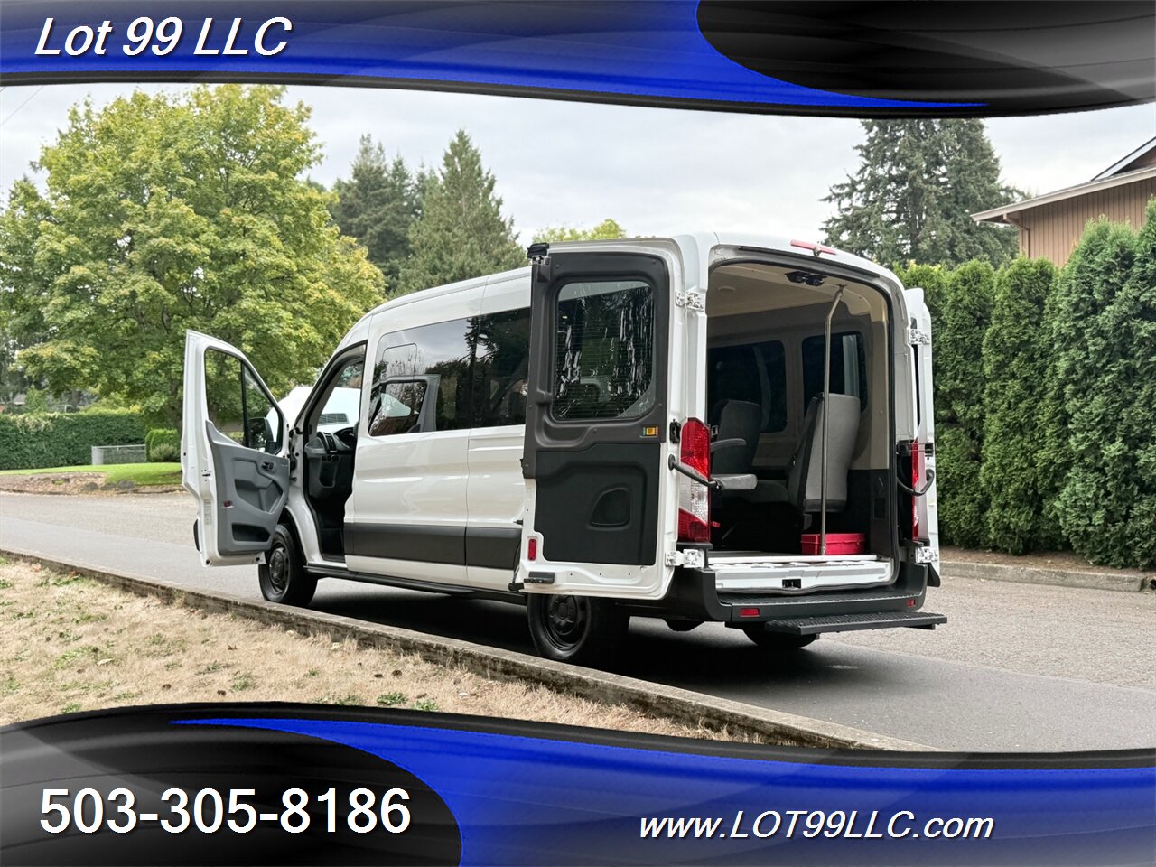 2015 Ford Transit 150 Mid Roof 132k WHEELCHAIR VAN Side Lift BraunAbility 6 passenger - Photo 37 - Milwaukie, OR 97267