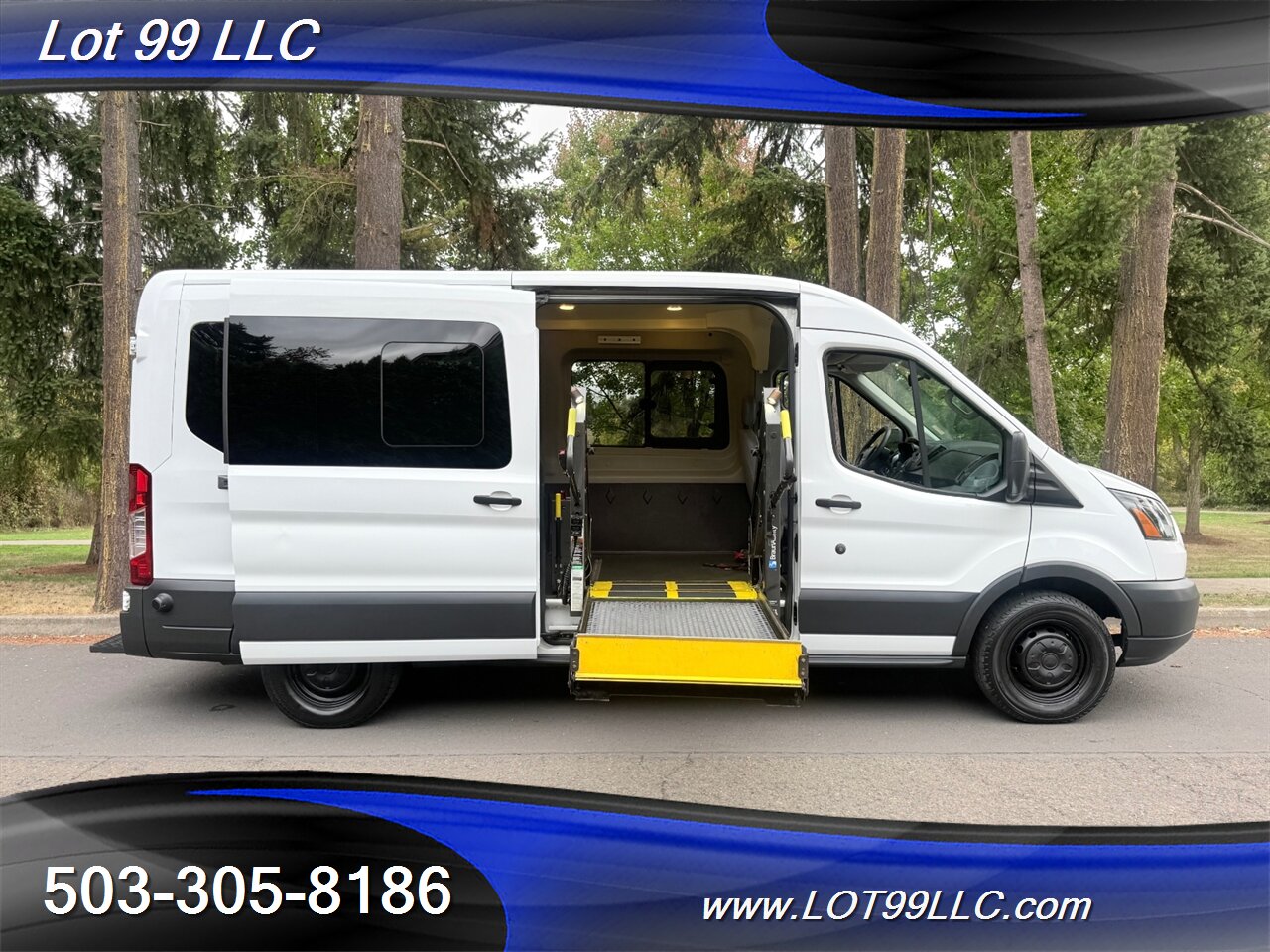 2015 Ford Transit 150 Mid Roof 132k WHEELCHAIR VAN Side Lift BraunAbility 6 passenger - Photo 27 - Milwaukie, OR 97267