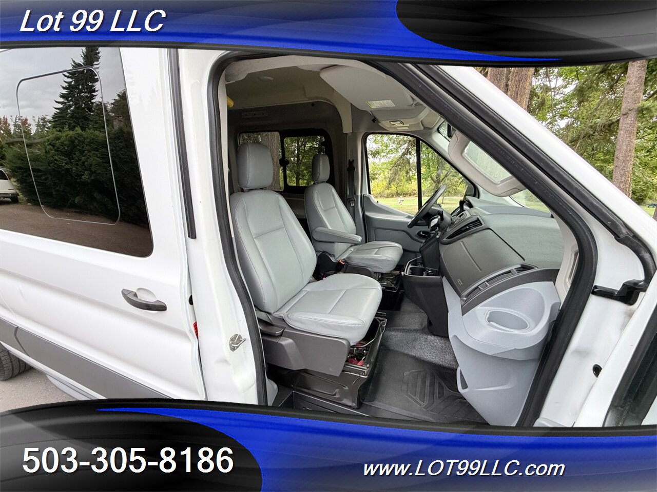 2015 Ford Transit 150 Mid Roof 132k WHEELCHAIR VAN Side Lift BraunAbility 6 passenger - Photo 24 - Milwaukie, OR 97267
