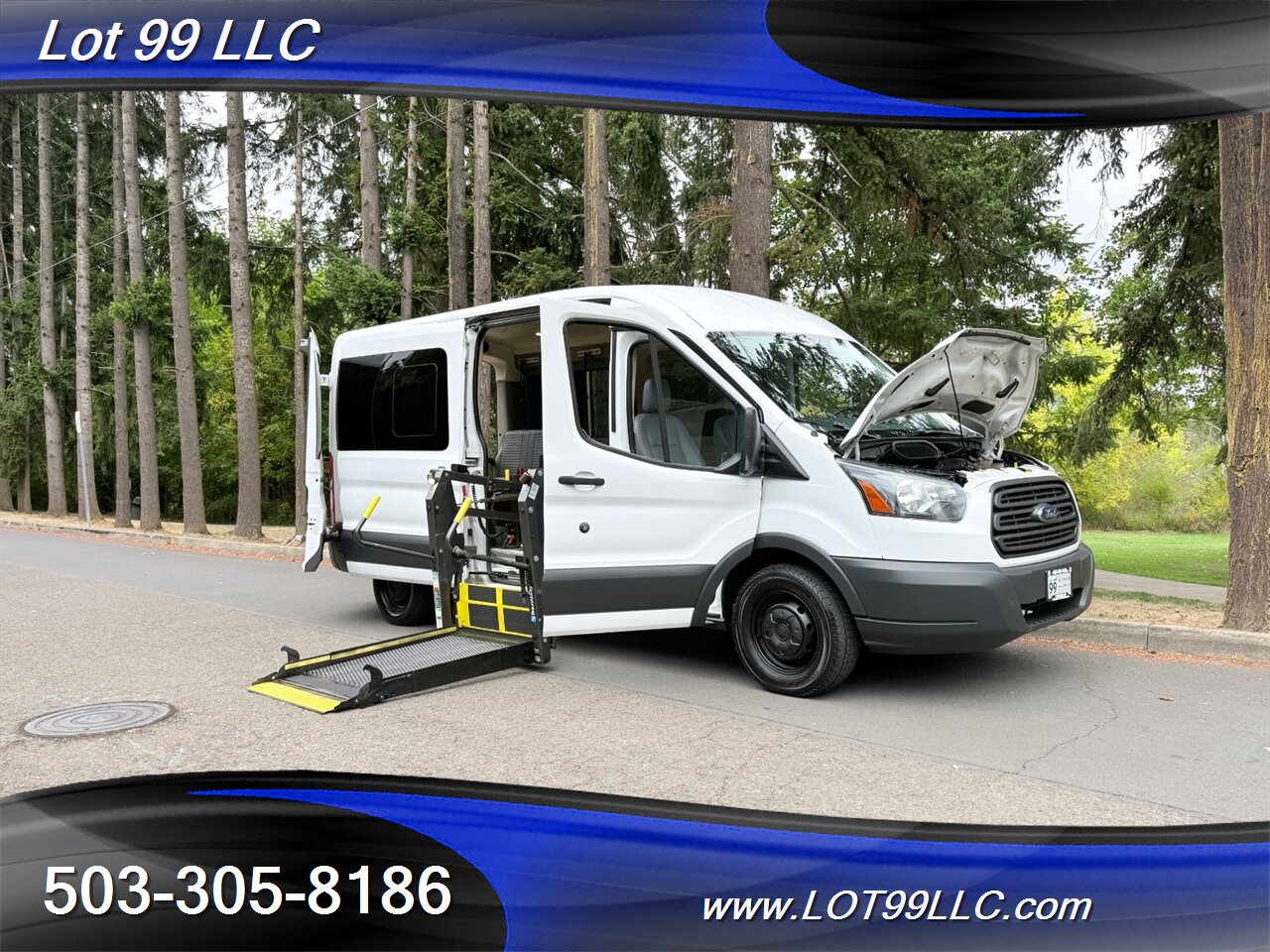 2015 Ford Transit 150 Mid Roof 132k WHEELCHAIR VAN Side Lift BraunAbility 6 passenger - Photo 34 - Milwaukie, OR 97267