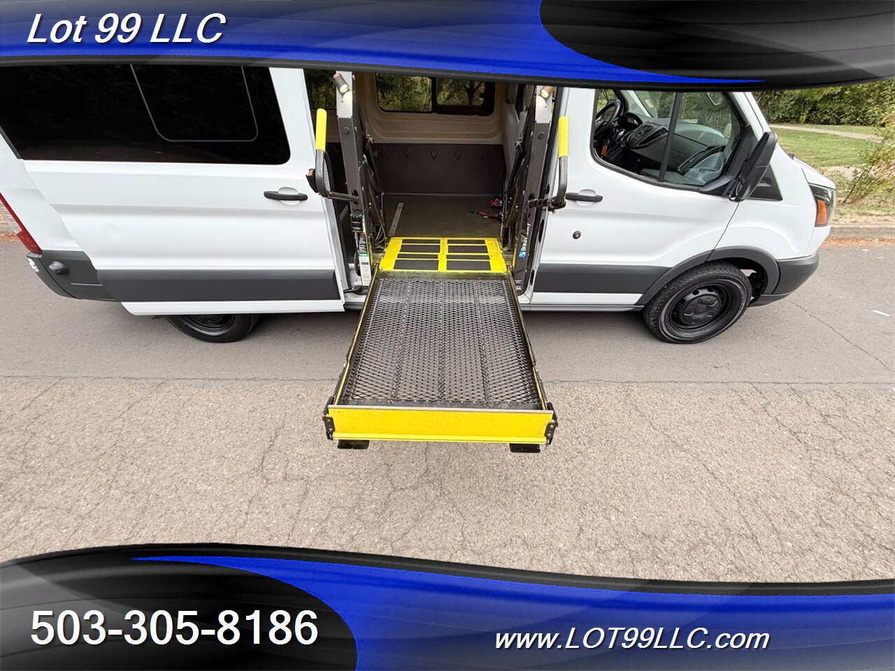 2015 Ford Transit 150 Mid Roof 132k WHEELCHAIR VAN Side Lift BraunAbility 6 passenger - Photo 5 - Milwaukie, OR 97267