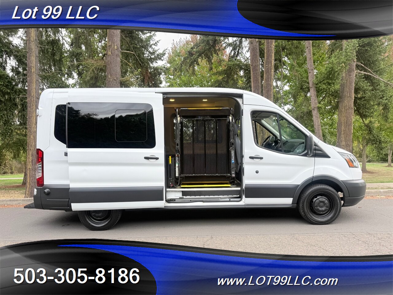 2015 Ford Transit 150 Mid Roof 132k WHEELCHAIR VAN Side Lift BraunAbility 6 passenger - Photo 38 - Milwaukie, OR 97267