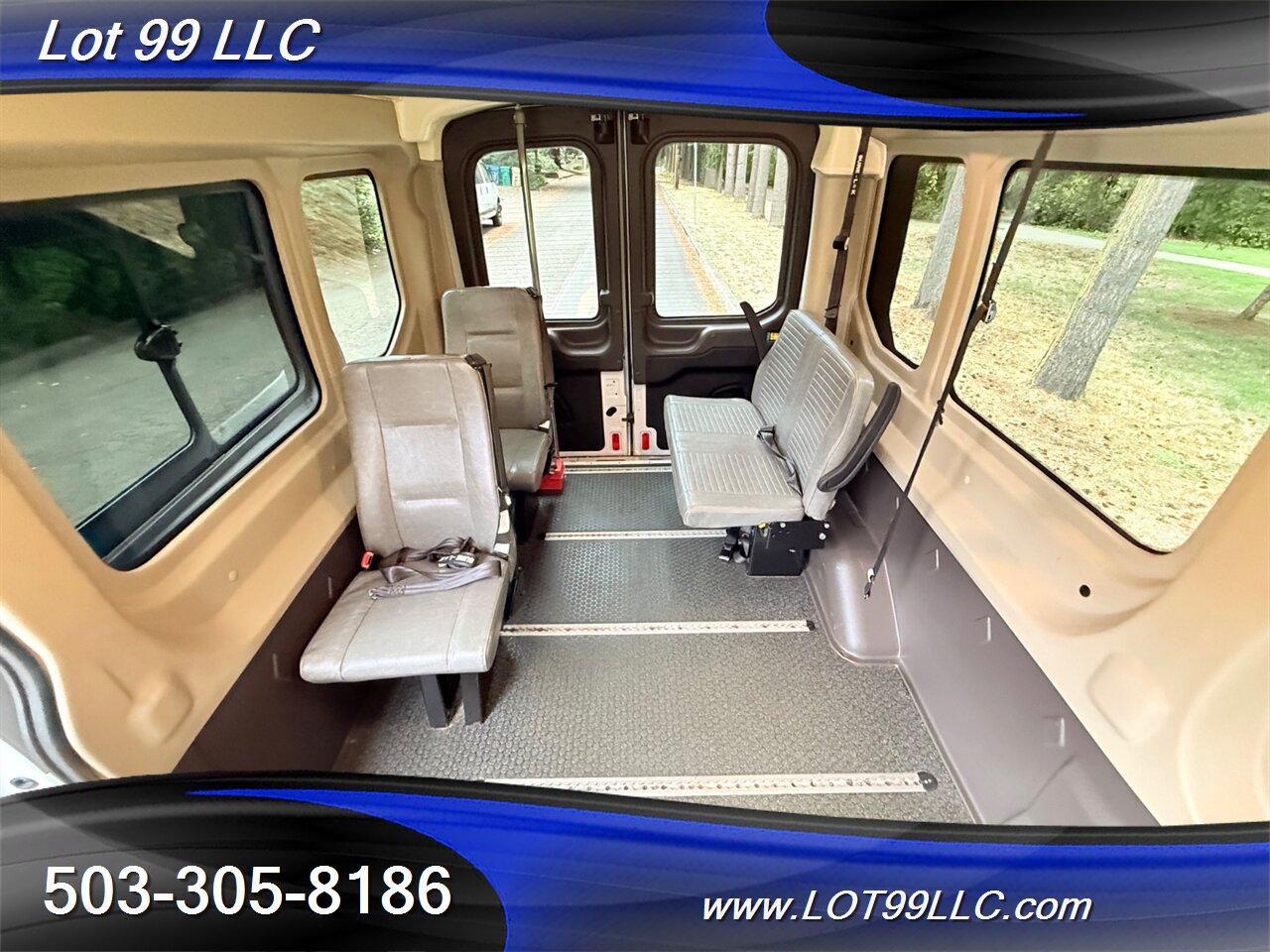 2015 Ford Transit 150 Mid Roof 132k WHEELCHAIR VAN Side Lift BraunAbility 6 passenger - Photo 7 - Milwaukie, OR 97267