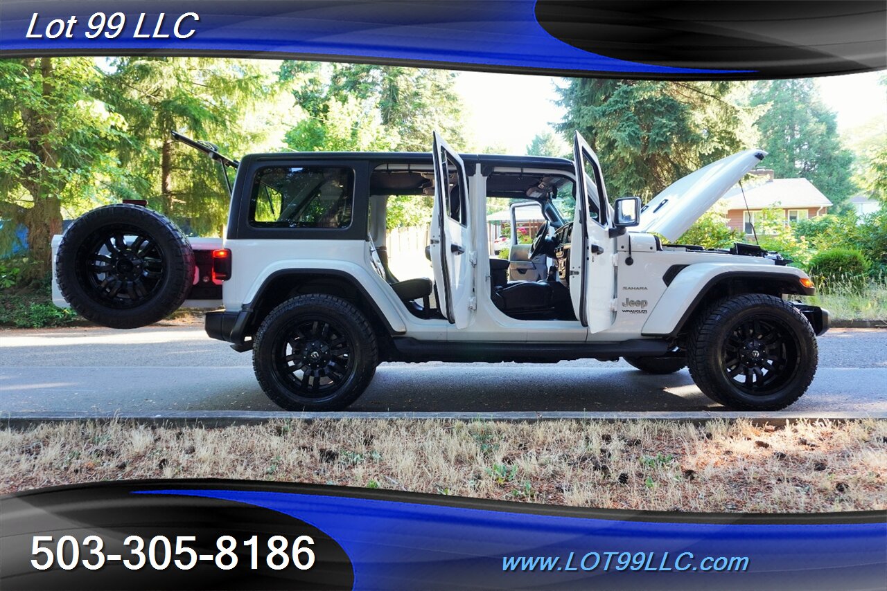 2018 Jeep Wrangler Sahara Unlimited 4X4 V6 Auto HARD TOP Black FUEL Wheels Newer Tires - Photo 28 - Milwaukie, OR 97267
