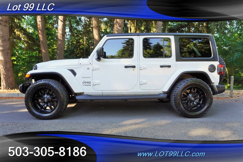 2018 Jeep Wrangler Sahara Unlimited 4X4 V6 Auto HARD TOP Black FUEL  Wheels Newer Tires