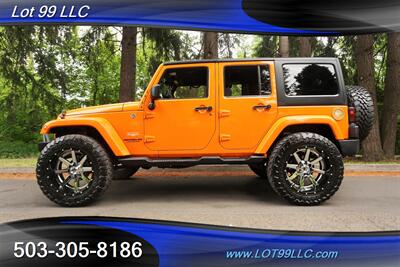 2012 Jeep Wrangler Unlimited Sahara 4X4 V6 Automatic LIFTED 22 WHEELS  