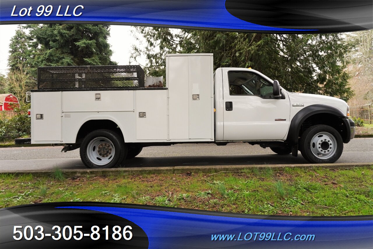 2006 Ford F-550 82k Power Stroke Service Bed Newer Tires 1 OWNER  Local Trade Super Clean NO RUST - Photo 8 - Milwaukie, OR 97267