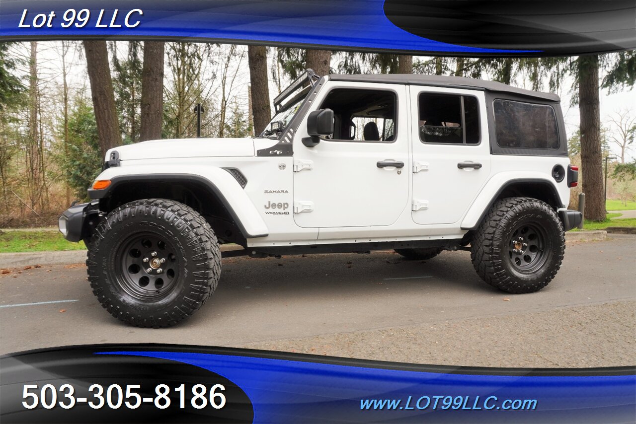 2018 Jeep Wrangler 4X4 Sahara Only 70K 3.6L Auto LIFTED Black Wheels Newer Tires Leather Seats Tow Pkg - Photo 5 - Milwaukie, OR 97267