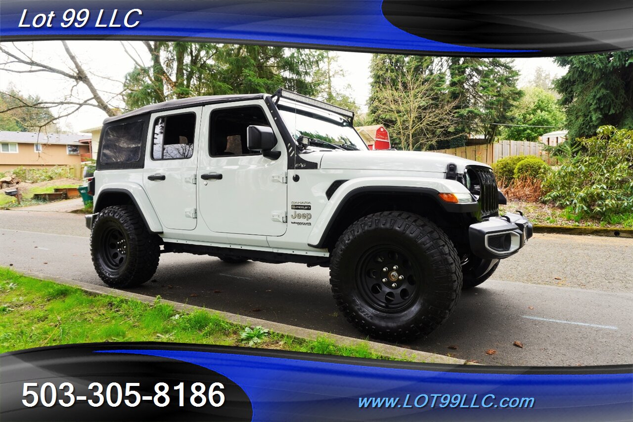 2018 Jeep Wrangler 4X4 Sahara Only 70K 3.6L Auto LIFTED Black Wheels Newer Tires Leather Seats Tow Pkg - Photo 7 - Milwaukie, OR 97267