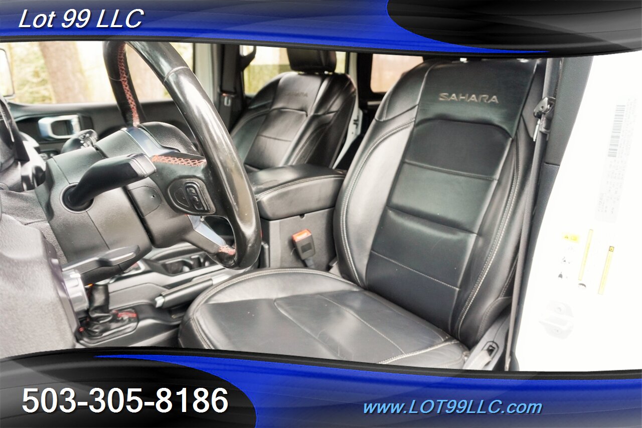 2018 Jeep Wrangler 4X4 Sahara Only 70K 3.6L Auto LIFTED Black Wheels Newer Tires Leather Seats Tow Pkg - Photo 2 - Milwaukie, OR 97267